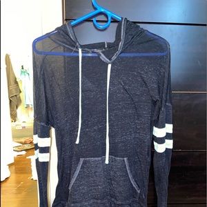 dark blue long sleeve shirt